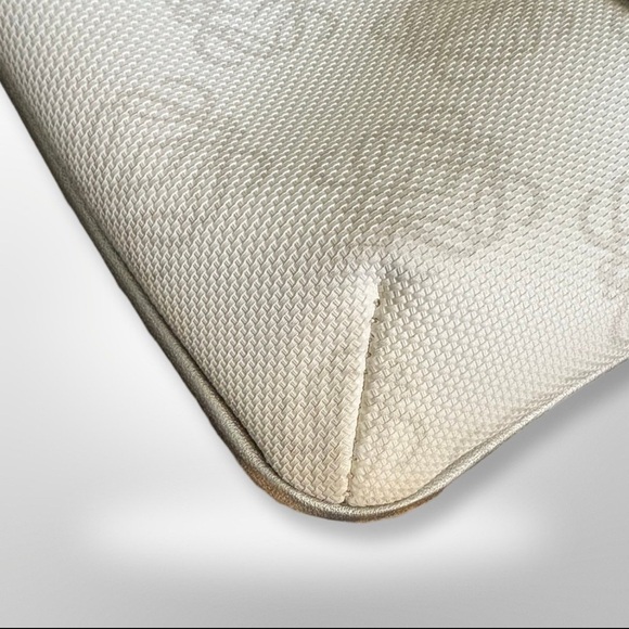 Auth LOEWE Anagram - Silver and Light gray White PVC Leather Women's Tote Bag - Picture 6 of 11